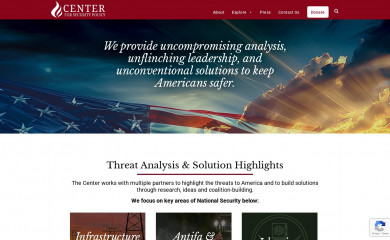 centerforsecuritypolicy.org screenshot