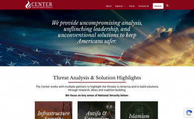 centerforsecuritypolicy.org screenshot