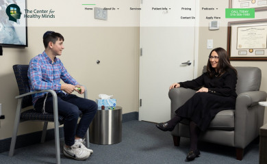 centerhealthyminds.net screenshot
