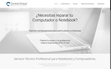 centralvirtual.cl screenshot