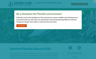 centralfloridasierra.org screenshot