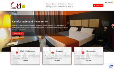 centralhotel-cayenne.fr screenshot