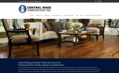 centralmasshardwood.com screenshot