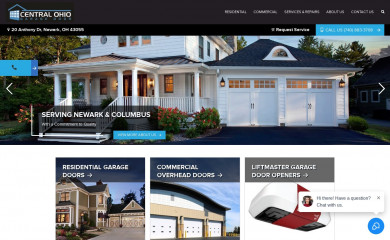 centralohiogaragedoor.com screenshot