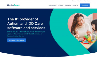centralreach.com screenshot