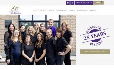 centrepointeorthodontics.com screenshot