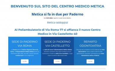 centrometica.it screenshot