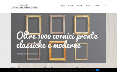 centromilanocornici.it screenshot