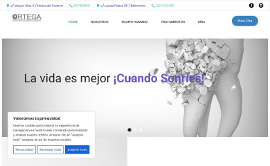 centroodontologicoortega.es screenshot