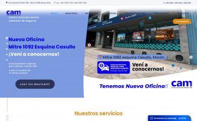 centroatencionmoron.com screenshot