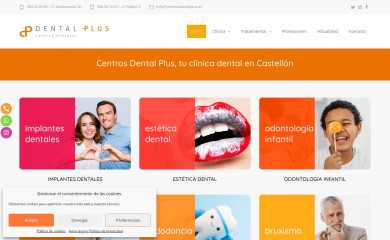 centrosdentalplus.es screenshot