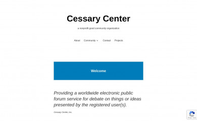 cessarycenter.org screenshot