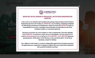ceproqatar.com screenshot