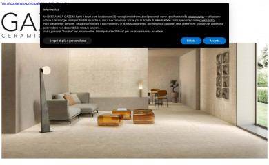 ceramicagazzini.it screenshot