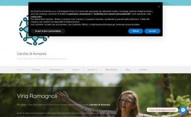 cerchiodiarmonia.it screenshot