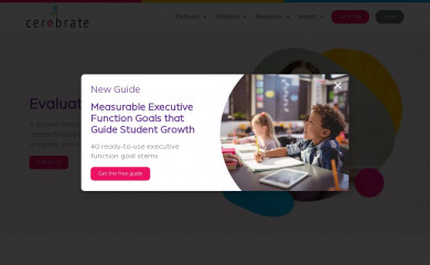 cerebrate.education screenshot
