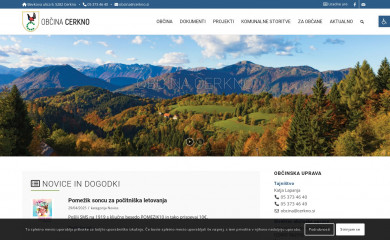 cerkno.si screenshot