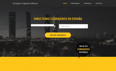 cerrajerourgente24horas.com screenshot