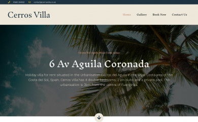 cerrosvilla.co.uk screenshot