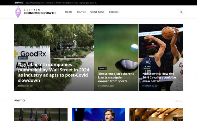 certaineconomicgrowth.com screenshot
