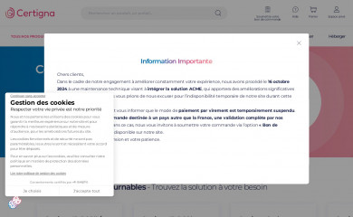 certigna.com screenshot