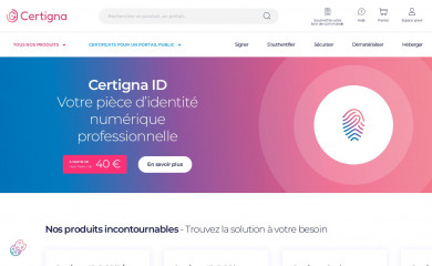 certigna.fr screenshot