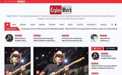ceylonwatch.com screenshot