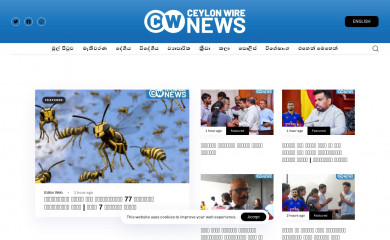 ceylonwire.lk screenshot