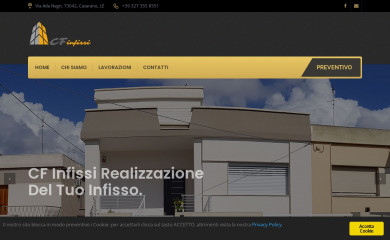 cfinfissi.it screenshot