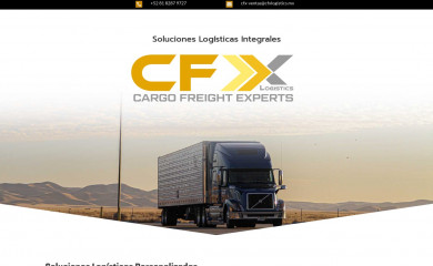 cfxlogistics.mx screenshot