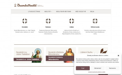 chcemsamodlit.sk screenshot