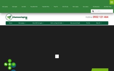 chamsoclaptop.vn screenshot