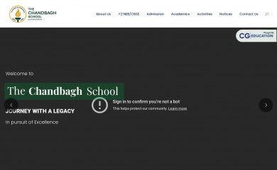 chandbagh.edu.np screenshot
