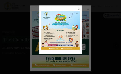 chandbagh.edu.np screenshot