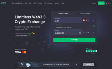 https://changenow.io/ screenshot