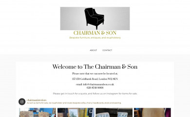 chairmanandson.co.uk screenshot