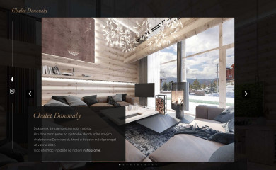 chalet-donovaly.sk screenshot
