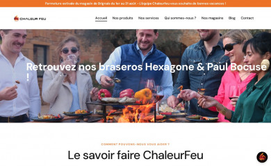chaleurfeu.com screenshot