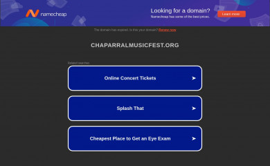 chaparralmusicfest.org screenshot