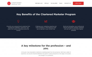 charteredmarketer.ca screenshot