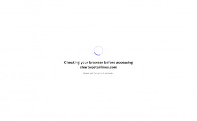 charterjetairlines.com screenshot