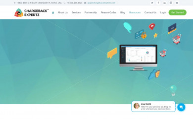 chargebackexpertz.com screenshot