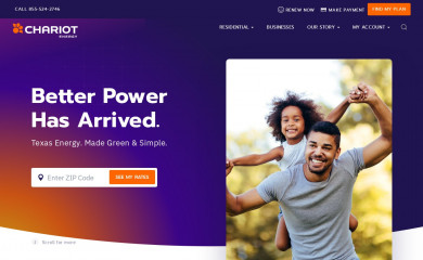 chariotenergy.com screenshot