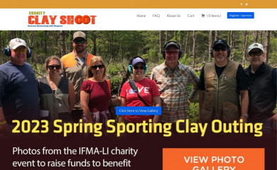 charityclayshootny.com screenshot
