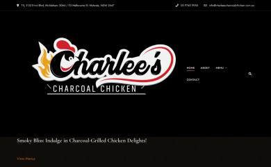 charleescharcoalchicken.com.au screenshot