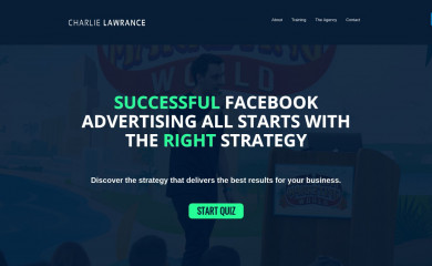 charlielawrance.com screenshot