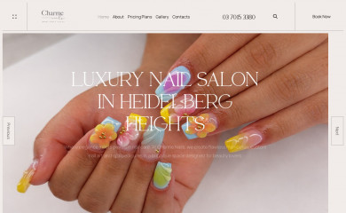 charmenails.com.au screenshot