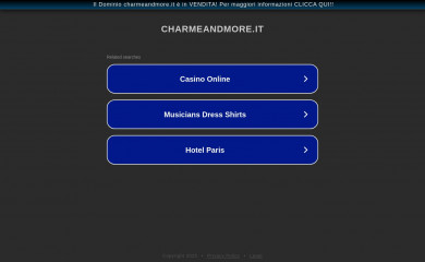 charmeandmore.it screenshot