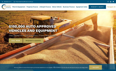 chasefinance.com.au screenshot