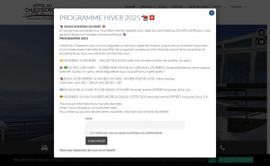 chasseron.ch screenshot